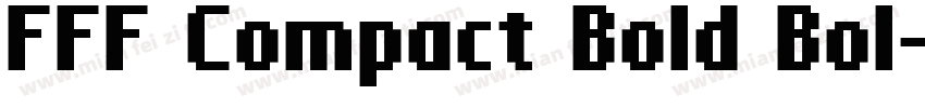 FFF Compact Bold Bol字体转换